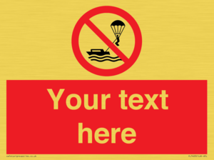 Custom No parasailing